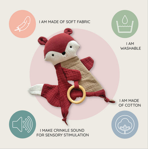 Fox Crinkle Toy